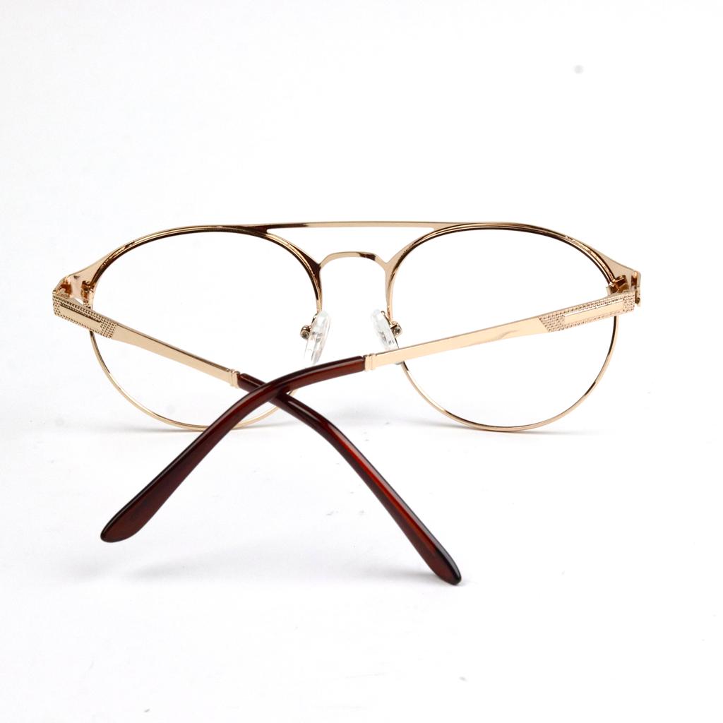 Polige – Metal Screen Glasses – Gold Brown