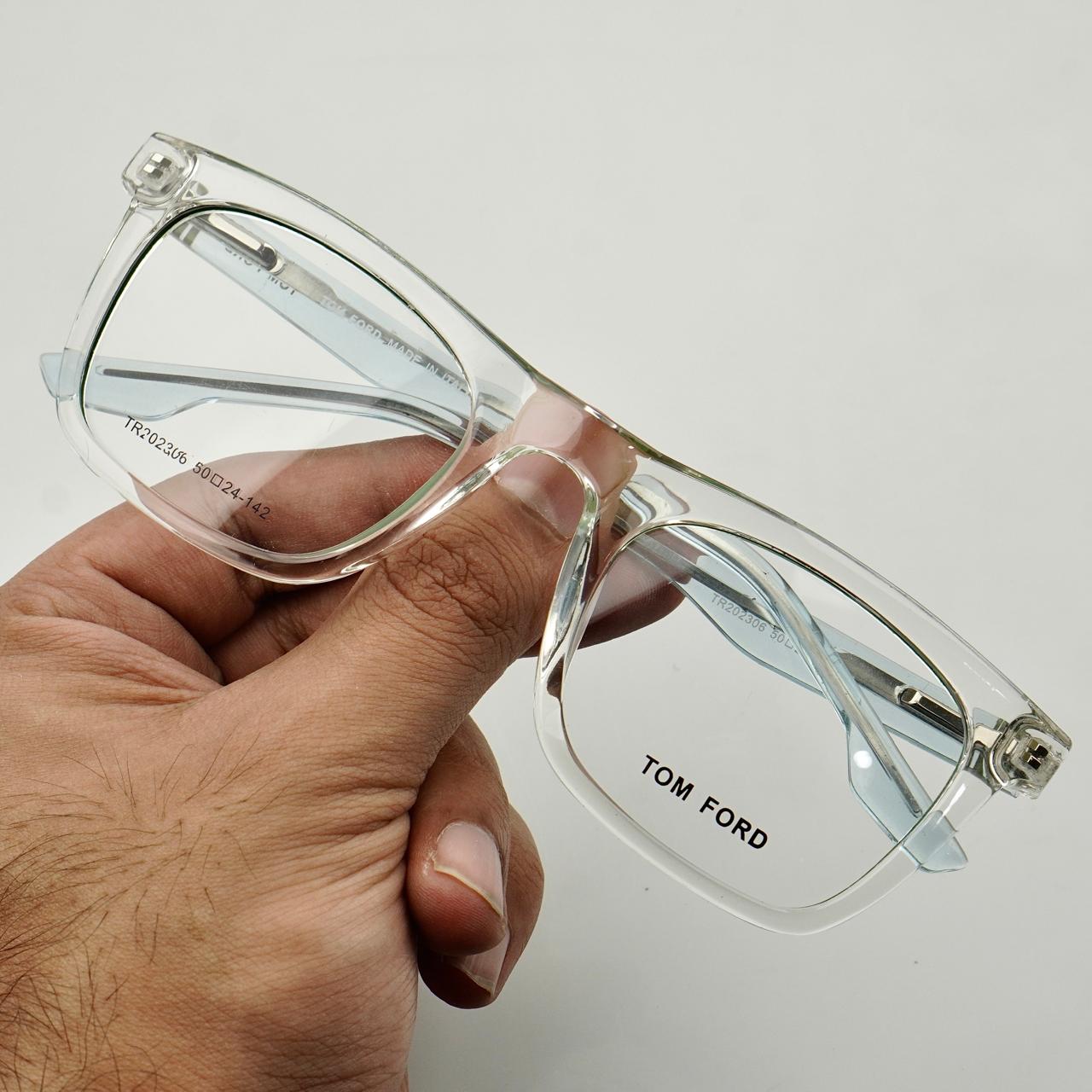 Clario – Transparent Screen Glasses – Clear Ice