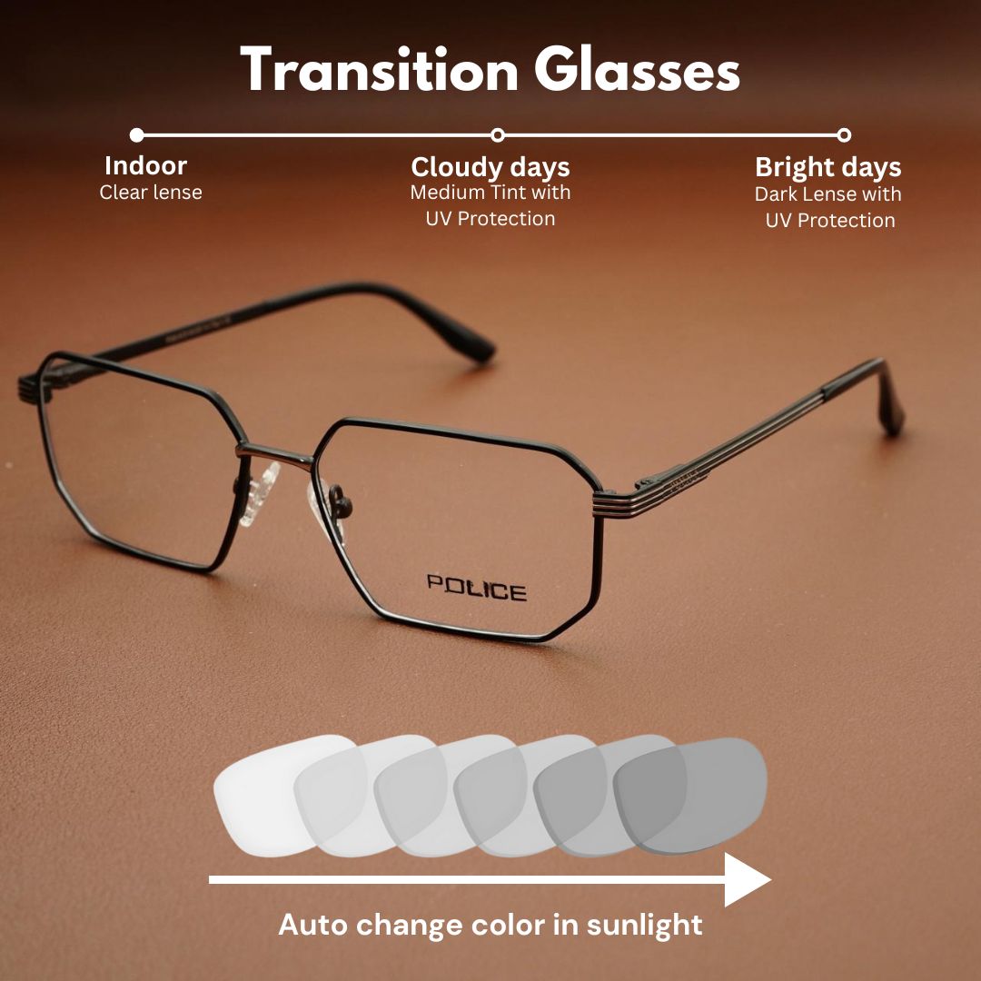 Polige – ChromaShift Transition Glasses – Jet Black (Copy)