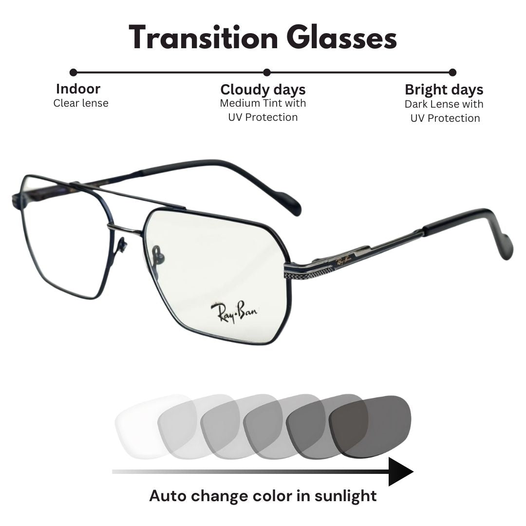 RayShift – Shadow Black Transition Eyewear