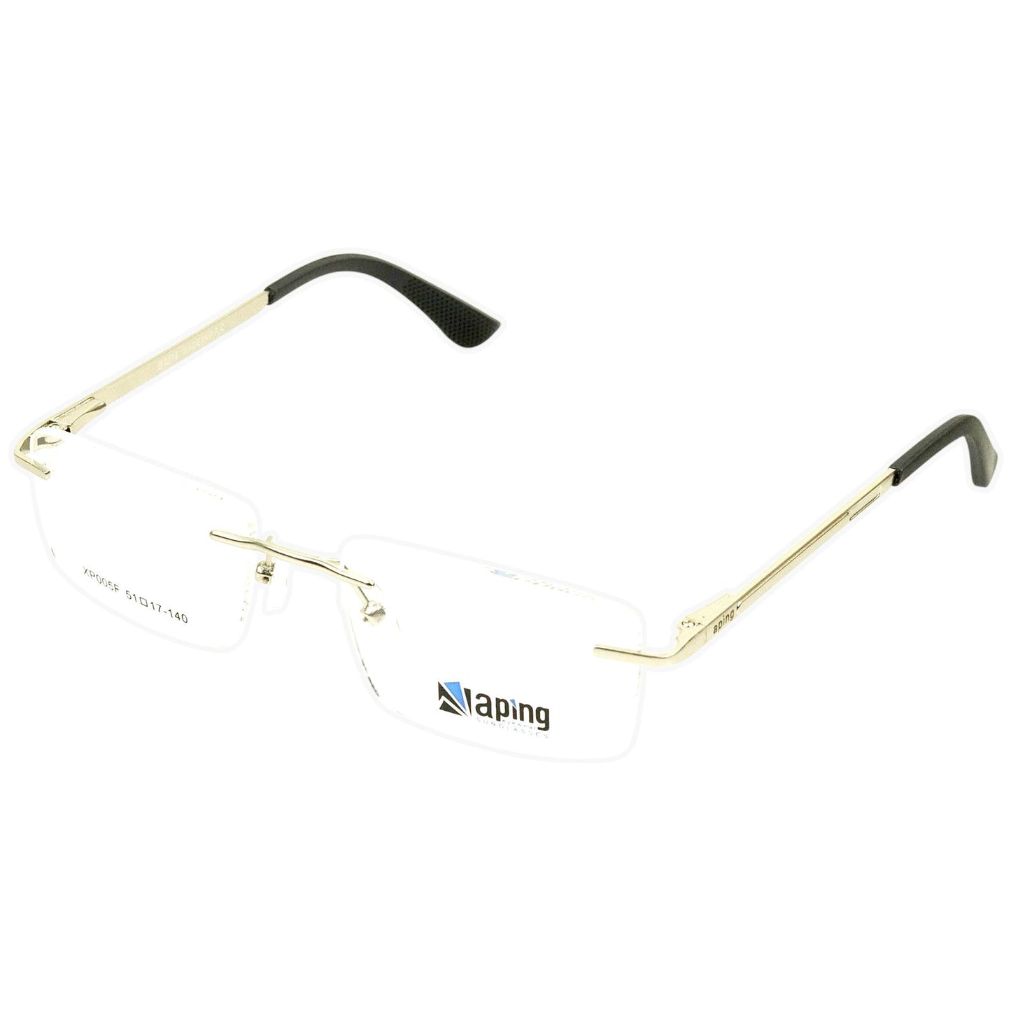 Auron – Rimless Screen Glasses – Graphite Black