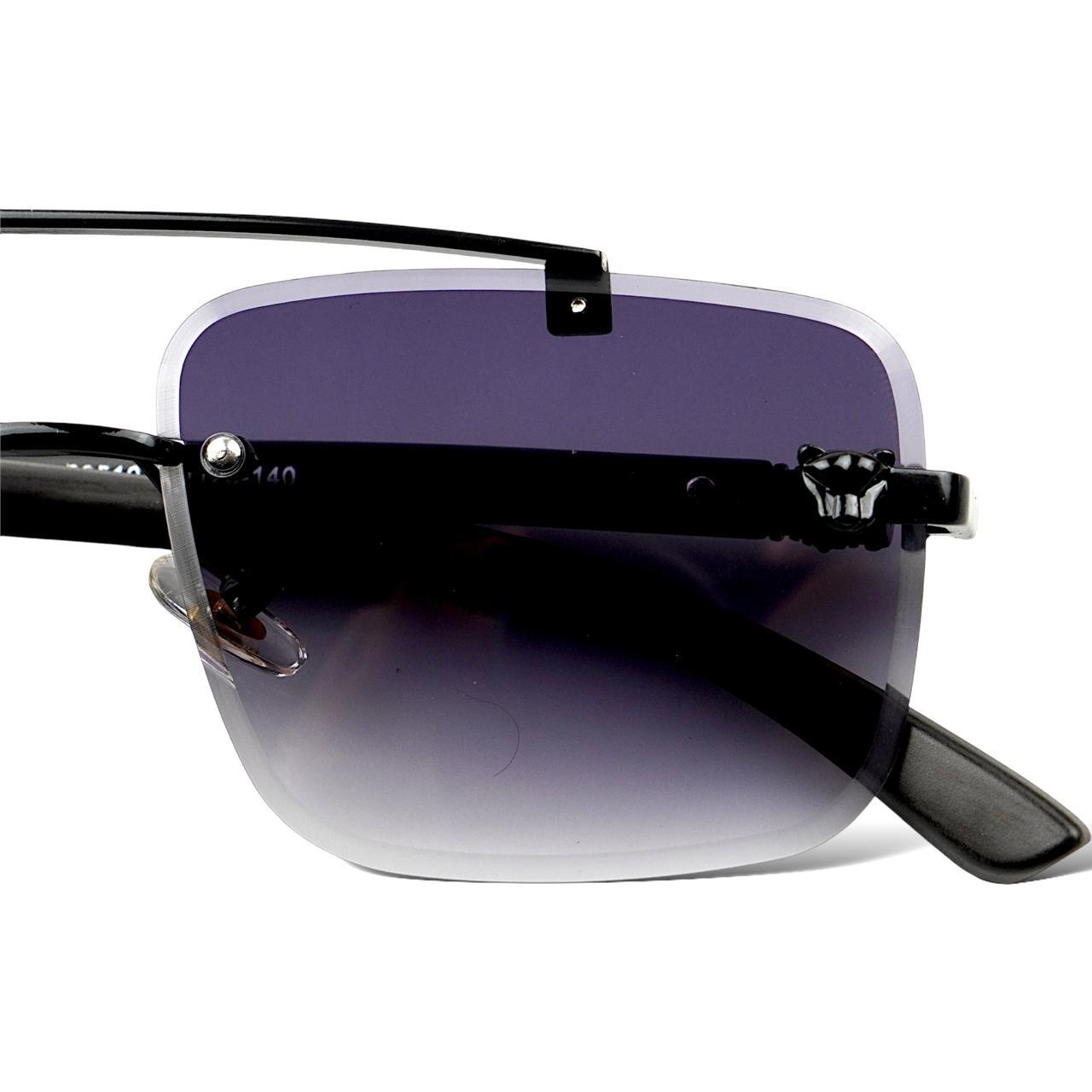 Obsidian Drift – Smoke Fade – Men's Sunglasses
