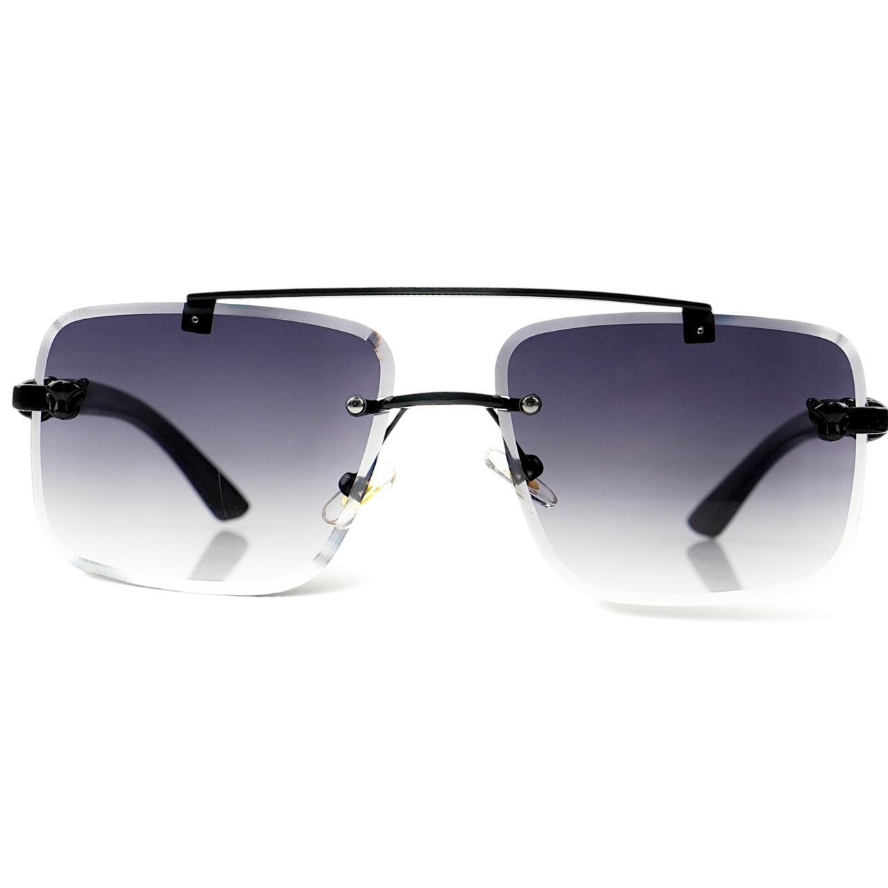 Obsidian Drift – Smoke Fade – Men's Sunglasses