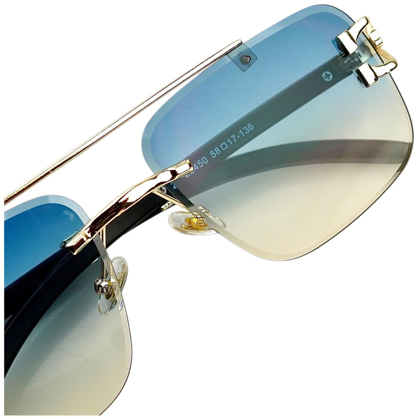Azure Crest - Blue Haze - Male Sunglasses