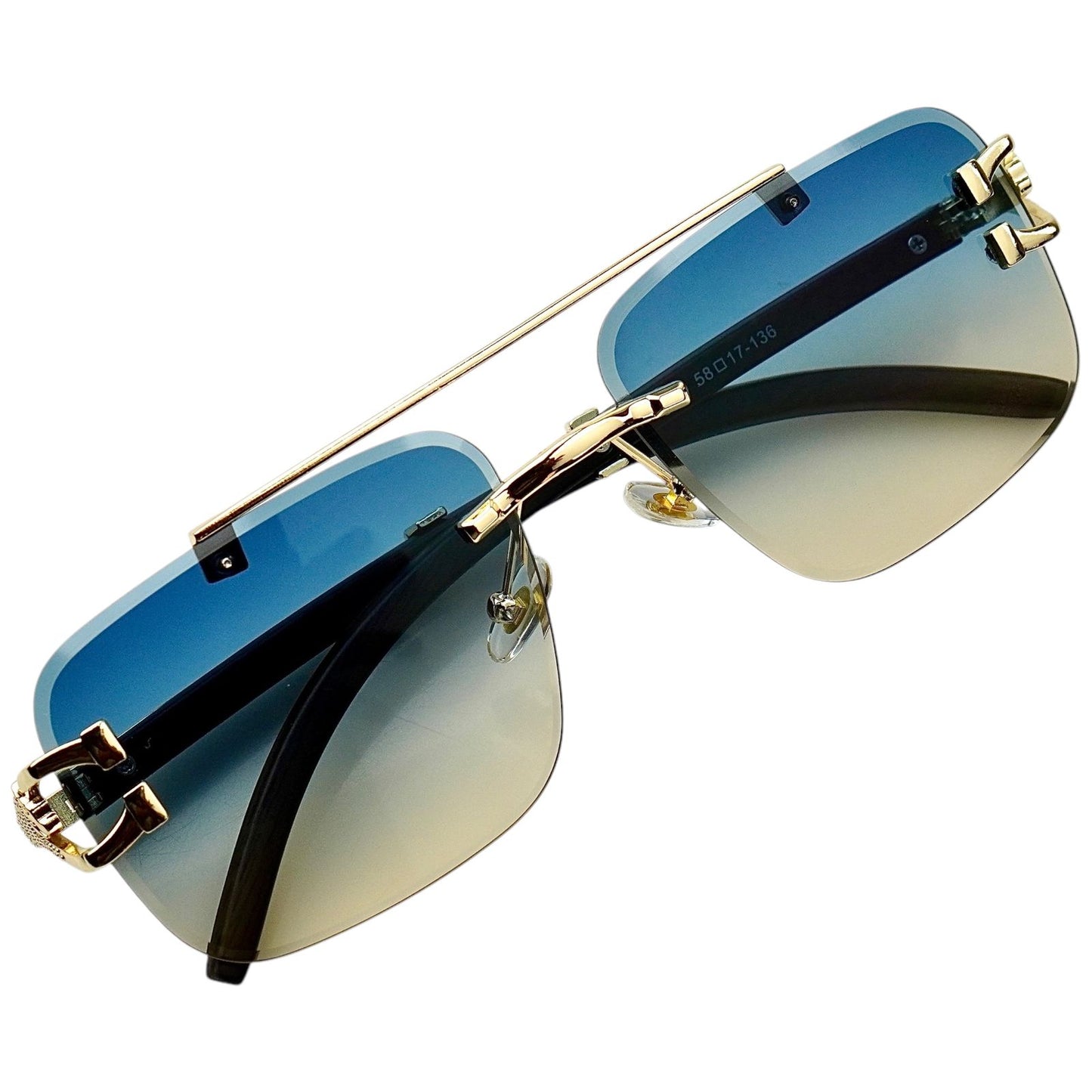 Azure Crest - Blue Haze - Male Sunglasses