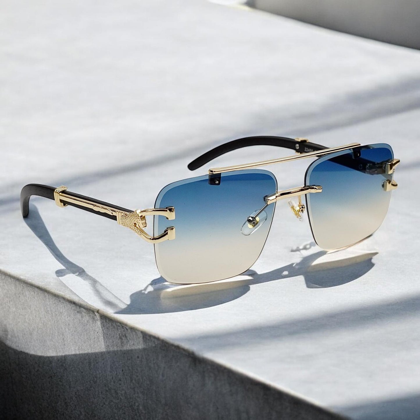 Azure Crest - Blue Haze - Male Sunglasses