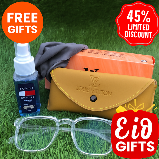 Transition + Screen Glasses - with Free pouch, shiner, cleaning cloth