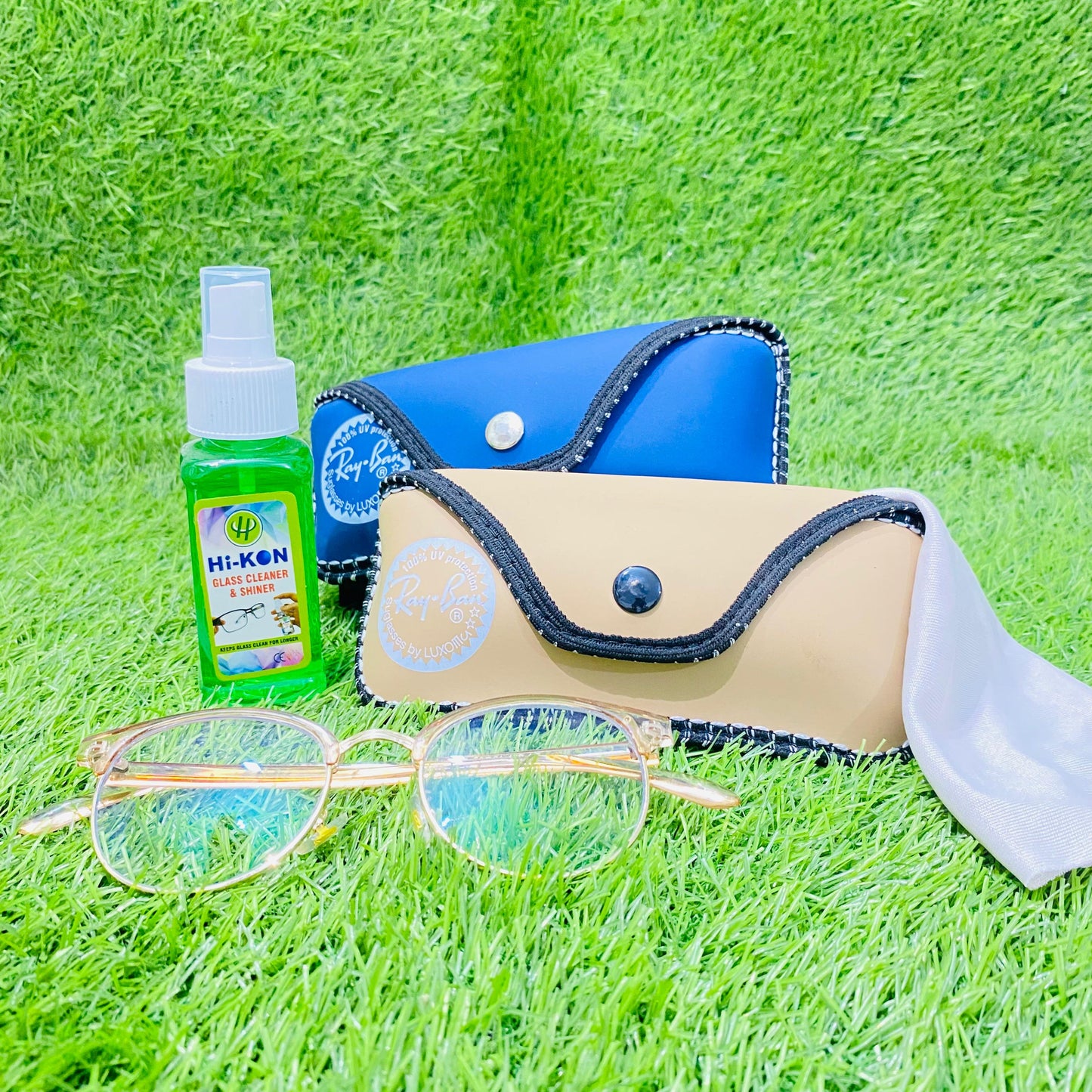 Beautifull Creamy - Smart Blue Light Protection Glasses with Free pouch, shiner, cleaning cloth